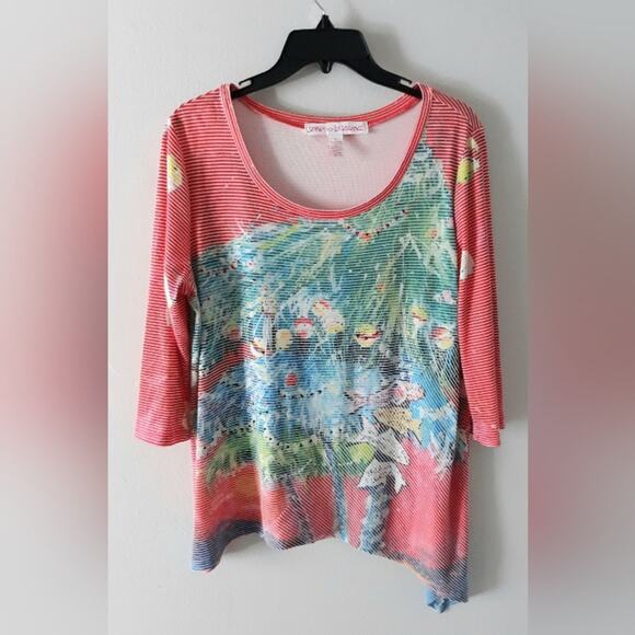 Leoma Lovegrove Bohemian Christmas Top - Picture 1 of 6